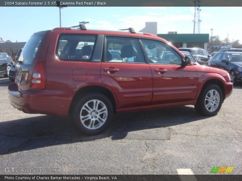 Cayenne Red Pearl / Black 2004 Subaru Forester 2.5 XT