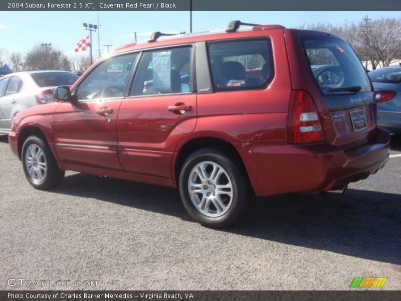 Cayenne Red Pearl / Black 2004 Subaru Forester 2.5 XT
