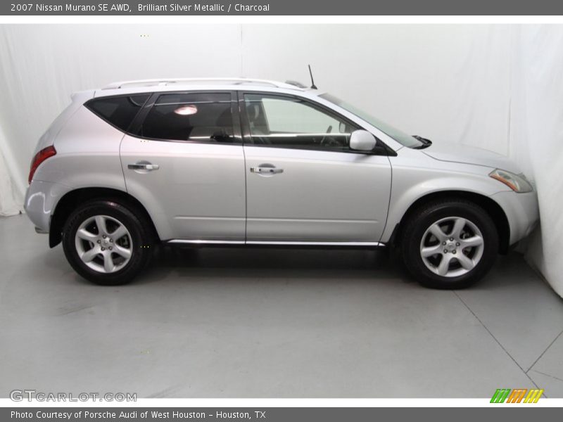Brilliant Silver Metallic / Charcoal 2007 Nissan Murano SE AWD