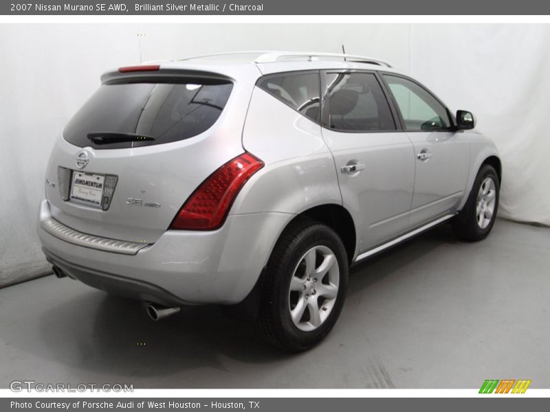 Brilliant Silver Metallic / Charcoal 2007 Nissan Murano SE AWD