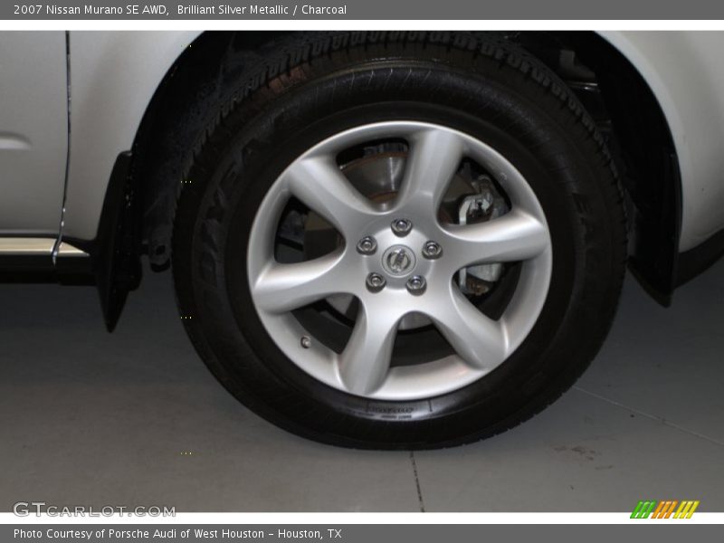 Brilliant Silver Metallic / Charcoal 2007 Nissan Murano SE AWD