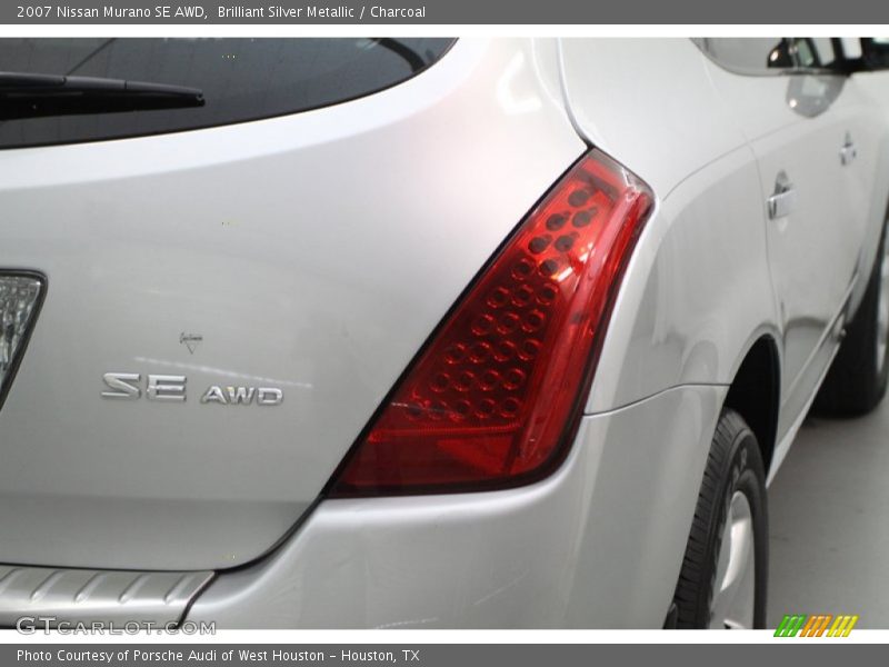 Brilliant Silver Metallic / Charcoal 2007 Nissan Murano SE AWD
