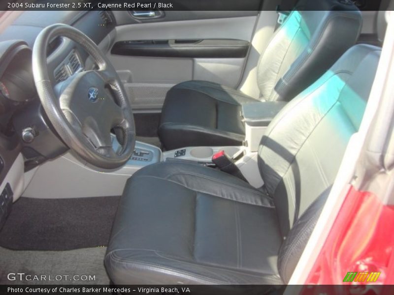 Cayenne Red Pearl / Black 2004 Subaru Forester 2.5 XT
