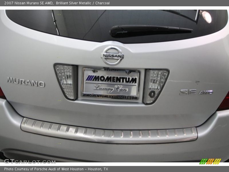 Brilliant Silver Metallic / Charcoal 2007 Nissan Murano SE AWD