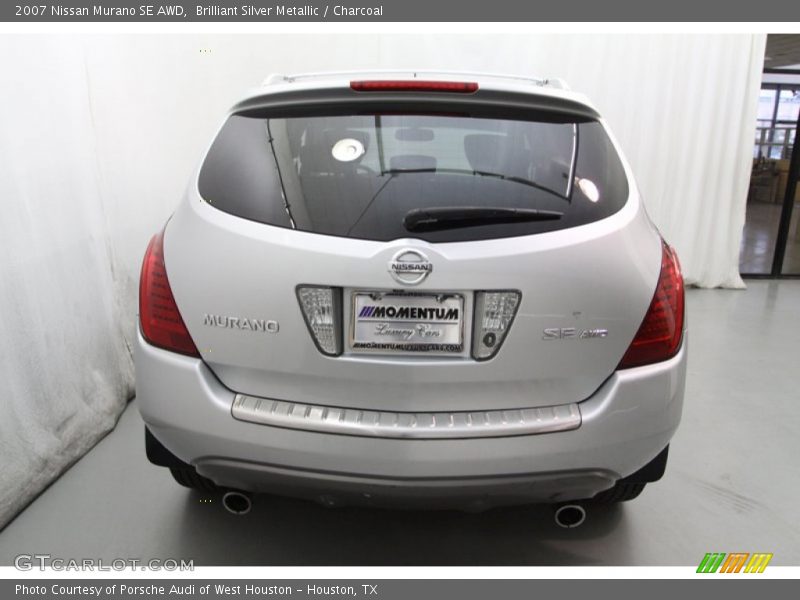 Brilliant Silver Metallic / Charcoal 2007 Nissan Murano SE AWD