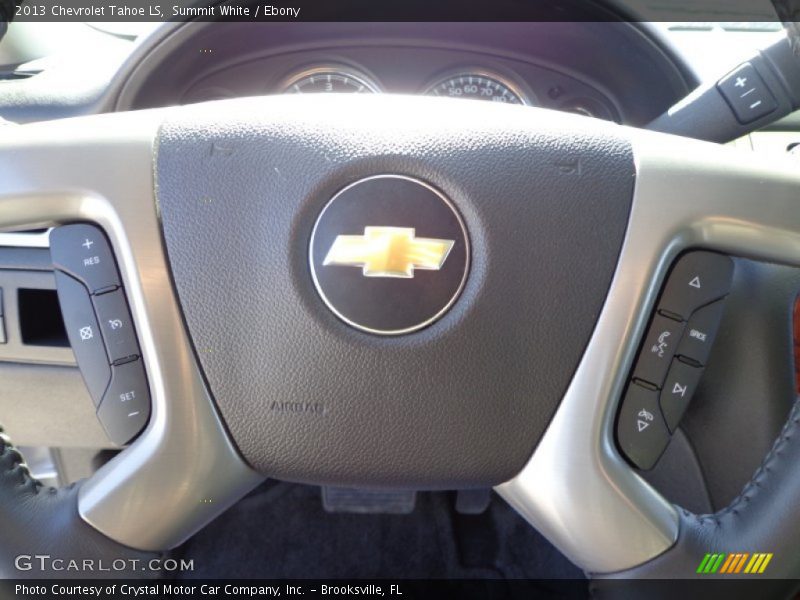 Summit White / Ebony 2013 Chevrolet Tahoe LS