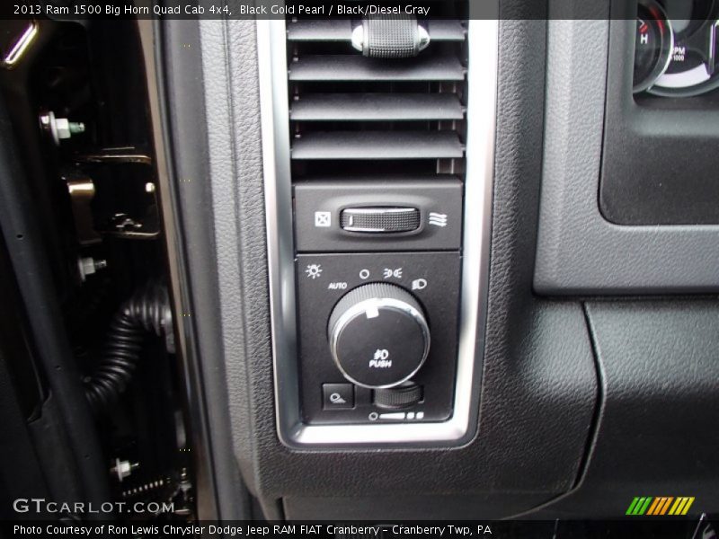 Controls of 2013 1500 Big Horn Quad Cab 4x4