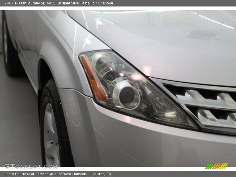 Brilliant Silver Metallic / Charcoal 2007 Nissan Murano SE AWD