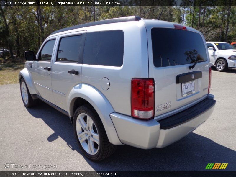 Bright Silver Metallic / Dark Slate Gray 2011 Dodge Nitro Heat 4.0