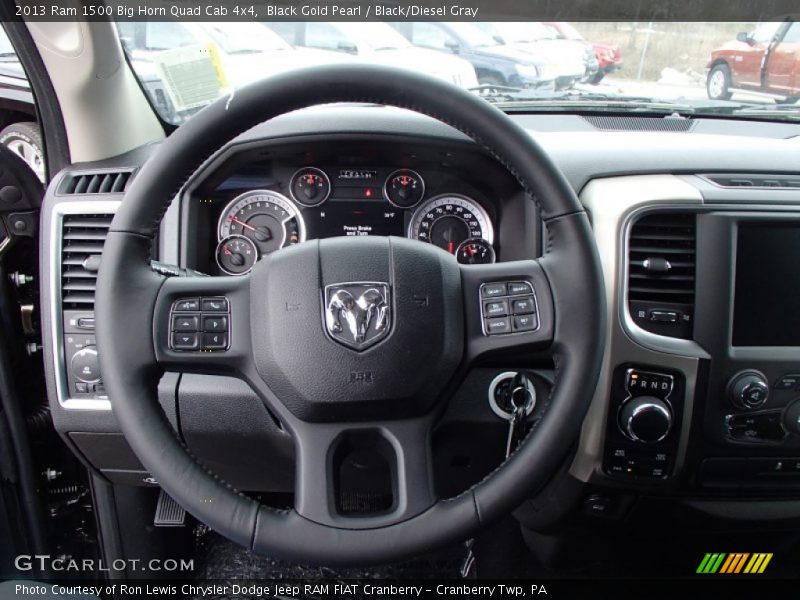  2013 1500 Big Horn Quad Cab 4x4 Steering Wheel