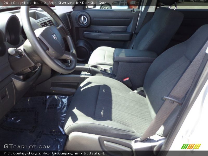 Bright Silver Metallic / Dark Slate Gray 2011 Dodge Nitro Heat 4.0