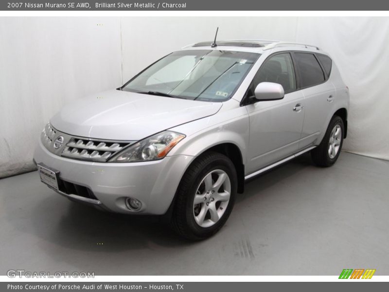 Brilliant Silver Metallic / Charcoal 2007 Nissan Murano SE AWD