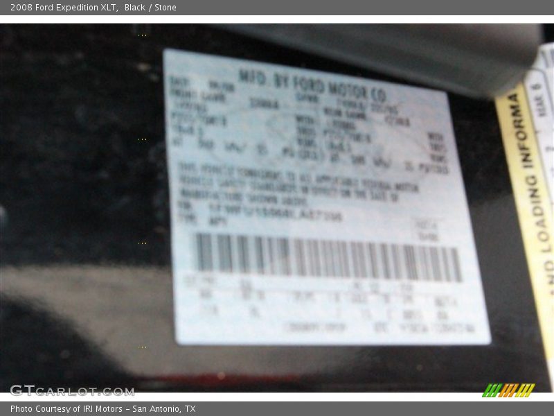 Black / Stone 2008 Ford Expedition XLT