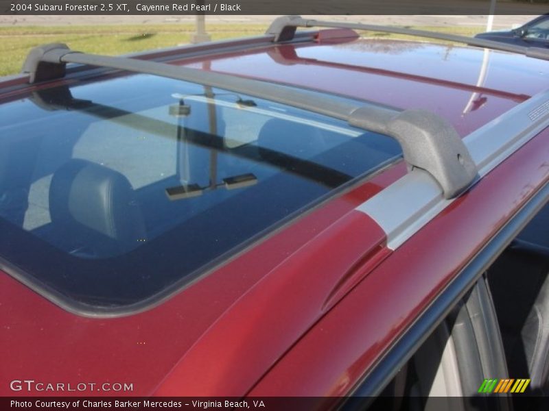 Cayenne Red Pearl / Black 2004 Subaru Forester 2.5 XT