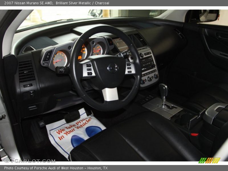 Brilliant Silver Metallic / Charcoal 2007 Nissan Murano SE AWD
