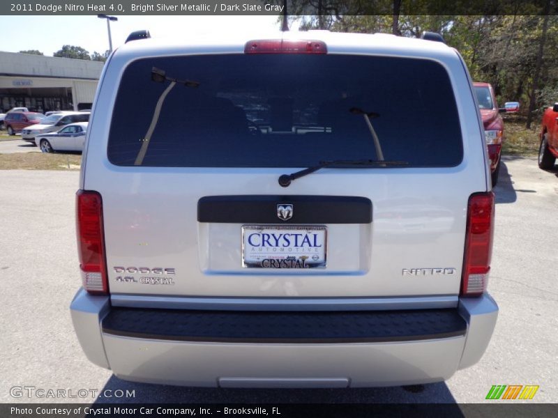 Bright Silver Metallic / Dark Slate Gray 2011 Dodge Nitro Heat 4.0