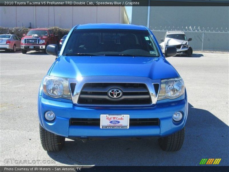 Speedway Blue / Graphite 2010 Toyota Tacoma V6 PreRunner TRD Double Cab