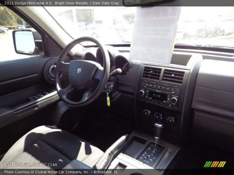 Bright Silver Metallic / Dark Slate Gray 2011 Dodge Nitro Heat 4.0
