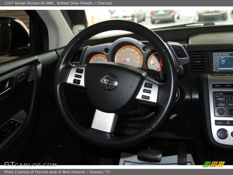 Brilliant Silver Metallic / Charcoal 2007 Nissan Murano SE AWD
