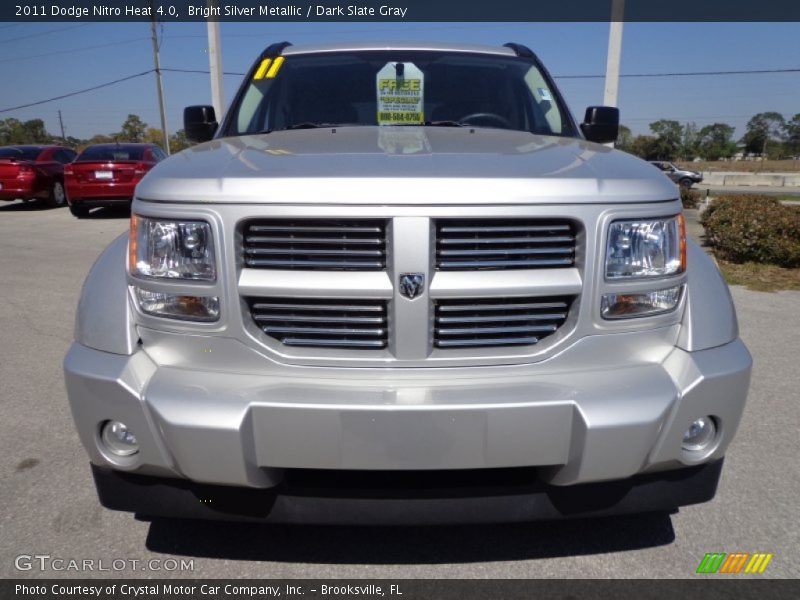 Bright Silver Metallic / Dark Slate Gray 2011 Dodge Nitro Heat 4.0