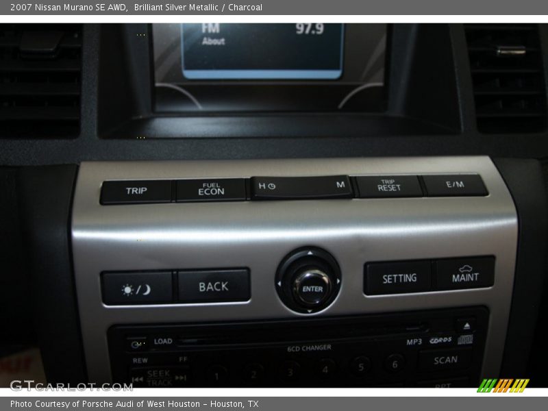 Brilliant Silver Metallic / Charcoal 2007 Nissan Murano SE AWD