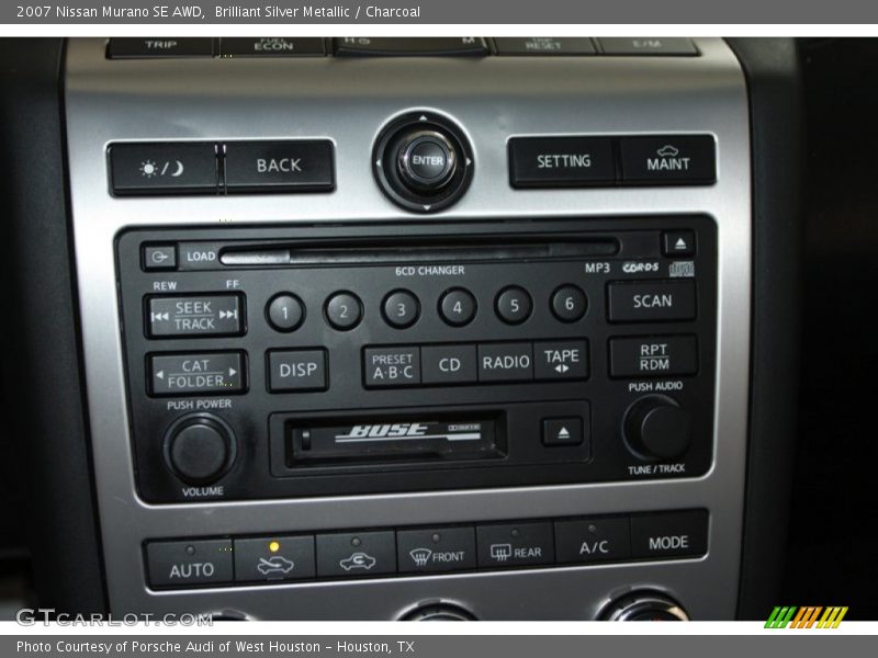 Brilliant Silver Metallic / Charcoal 2007 Nissan Murano SE AWD