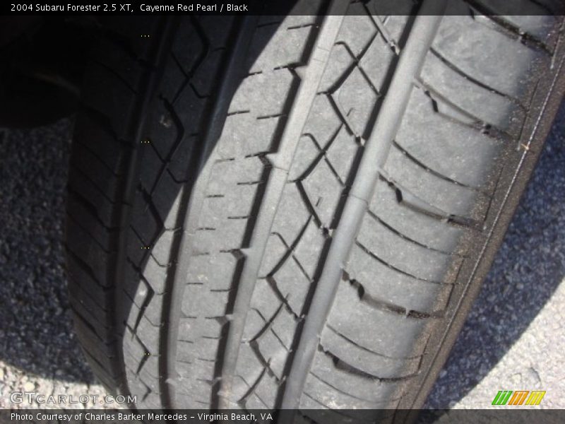 Cayenne Red Pearl / Black 2004 Subaru Forester 2.5 XT