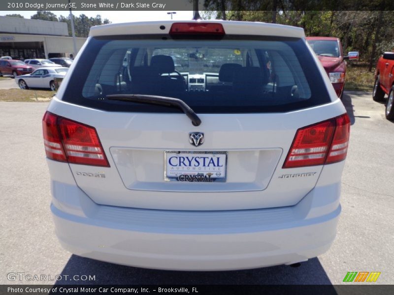 Stone White / Dark Slate Gray 2010 Dodge Journey SE