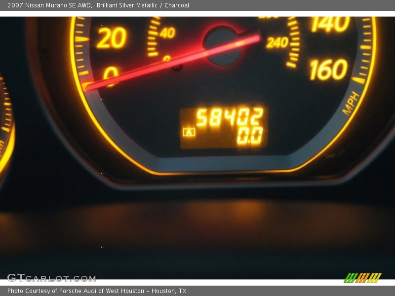 Brilliant Silver Metallic / Charcoal 2007 Nissan Murano SE AWD