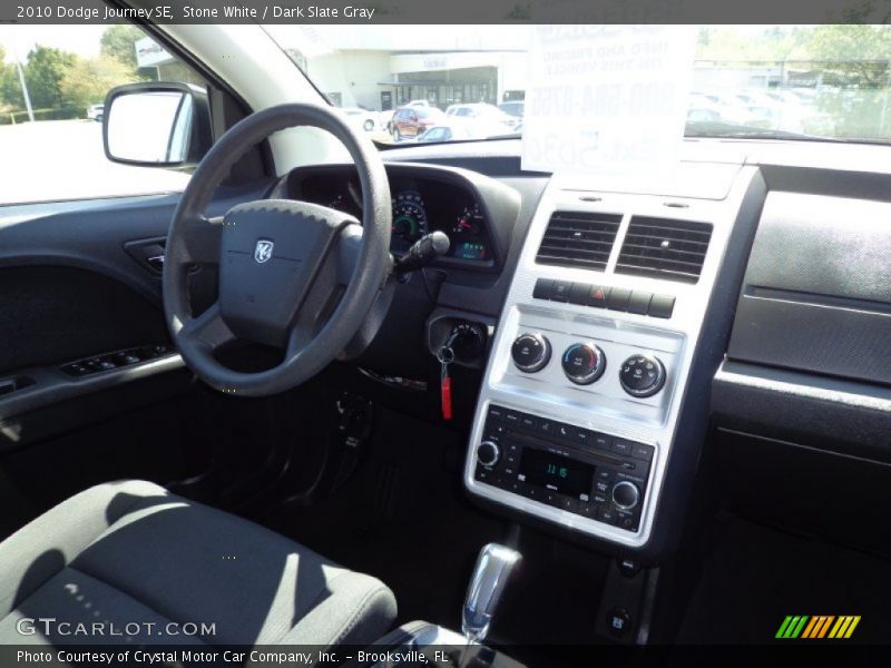 Stone White / Dark Slate Gray 2010 Dodge Journey SE
