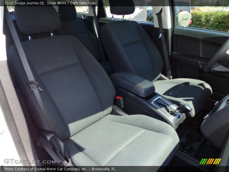 Stone White / Dark Slate Gray 2010 Dodge Journey SE