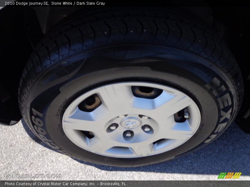 Stone White / Dark Slate Gray 2010 Dodge Journey SE