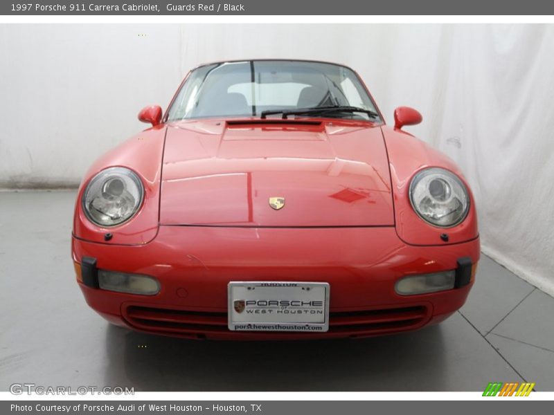 Guards Red / Black 1997 Porsche 911 Carrera Cabriolet