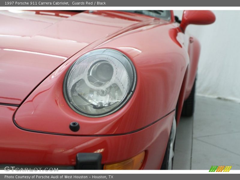 Guards Red / Black 1997 Porsche 911 Carrera Cabriolet