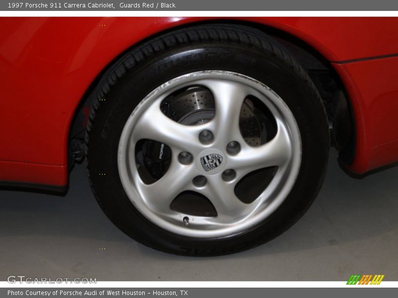 Guards Red / Black 1997 Porsche 911 Carrera Cabriolet
