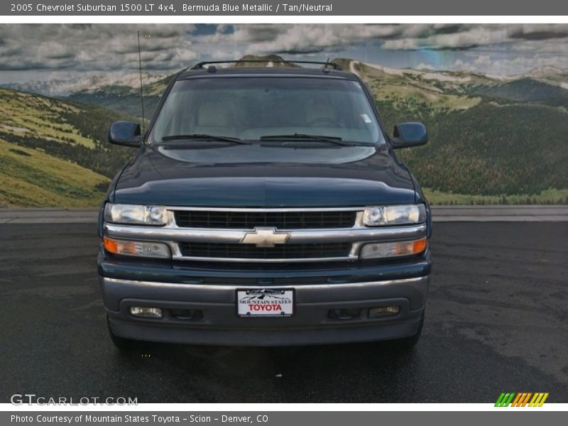 Bermuda Blue Metallic / Tan/Neutral 2005 Chevrolet Suburban 1500 LT 4x4