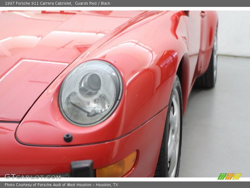 Guards Red / Black 1997 Porsche 911 Carrera Cabriolet