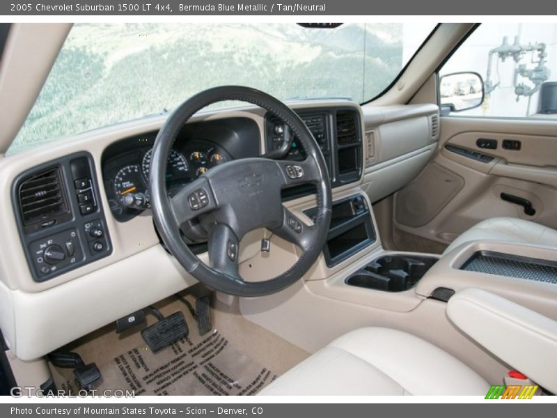 Tan/Neutral Interior - 2005 Suburban 1500 LT 4x4 