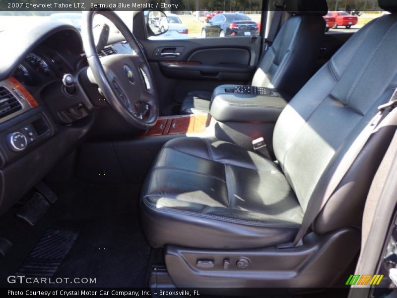 Bermuda Blue Metallic / Ebony 2007 Chevrolet Tahoe LTZ