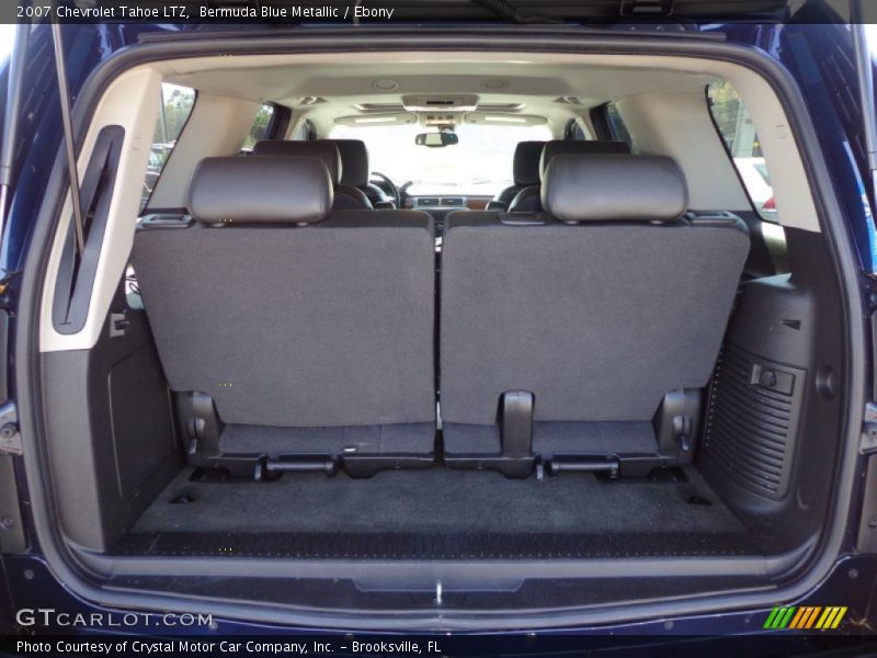 Bermuda Blue Metallic / Ebony 2007 Chevrolet Tahoe LTZ