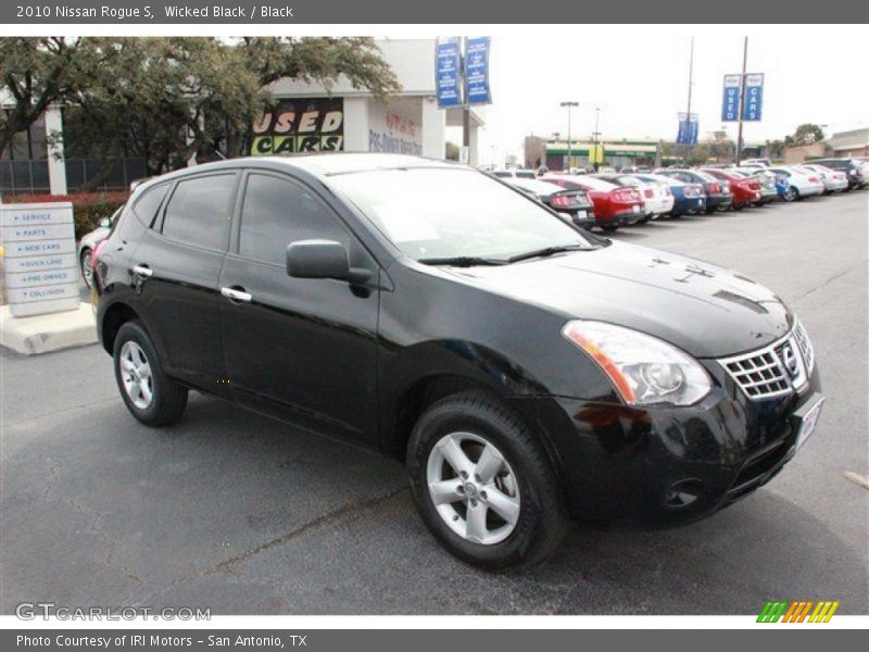 Wicked Black / Black 2010 Nissan Rogue S