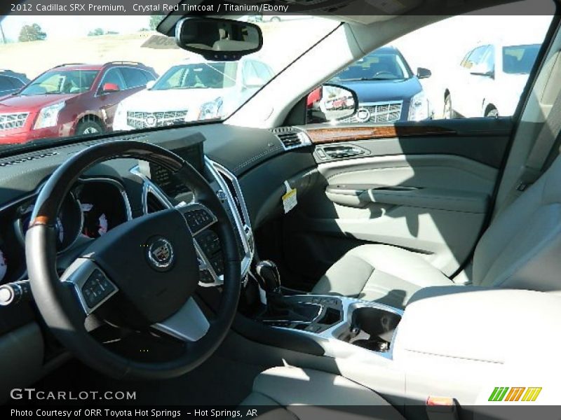 Crystal Red Tintcoat / Titanium/Ebony 2012 Cadillac SRX Premium