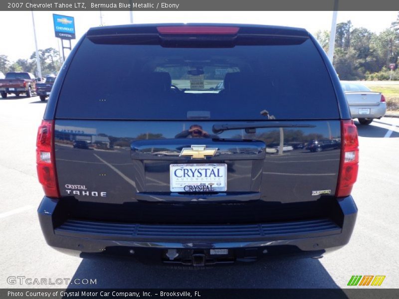 Bermuda Blue Metallic / Ebony 2007 Chevrolet Tahoe LTZ