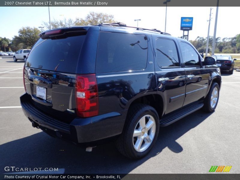 Bermuda Blue Metallic / Ebony 2007 Chevrolet Tahoe LTZ