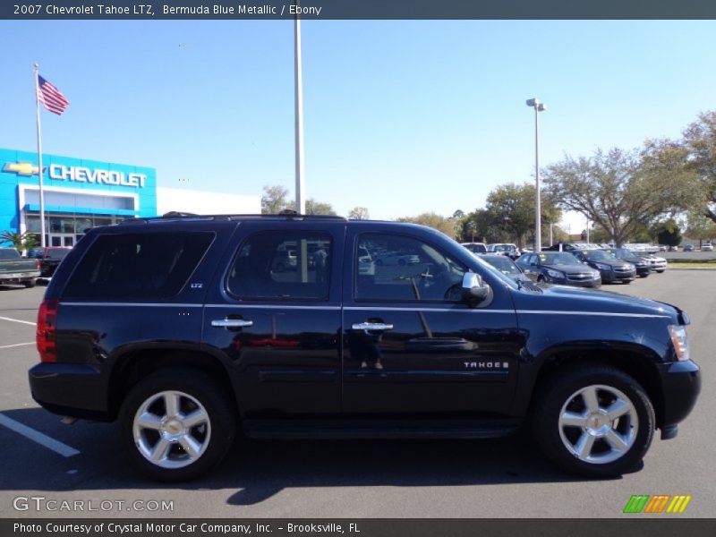 Bermuda Blue Metallic / Ebony 2007 Chevrolet Tahoe LTZ