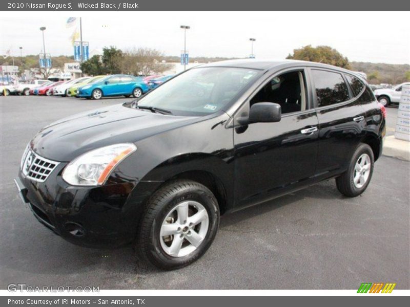 Wicked Black / Black 2010 Nissan Rogue S