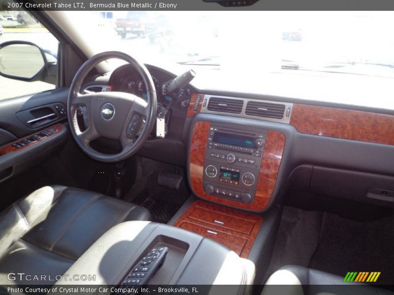Bermuda Blue Metallic / Ebony 2007 Chevrolet Tahoe LTZ