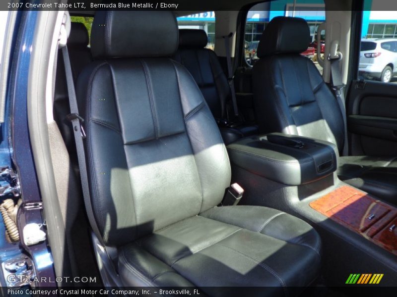 Bermuda Blue Metallic / Ebony 2007 Chevrolet Tahoe LTZ