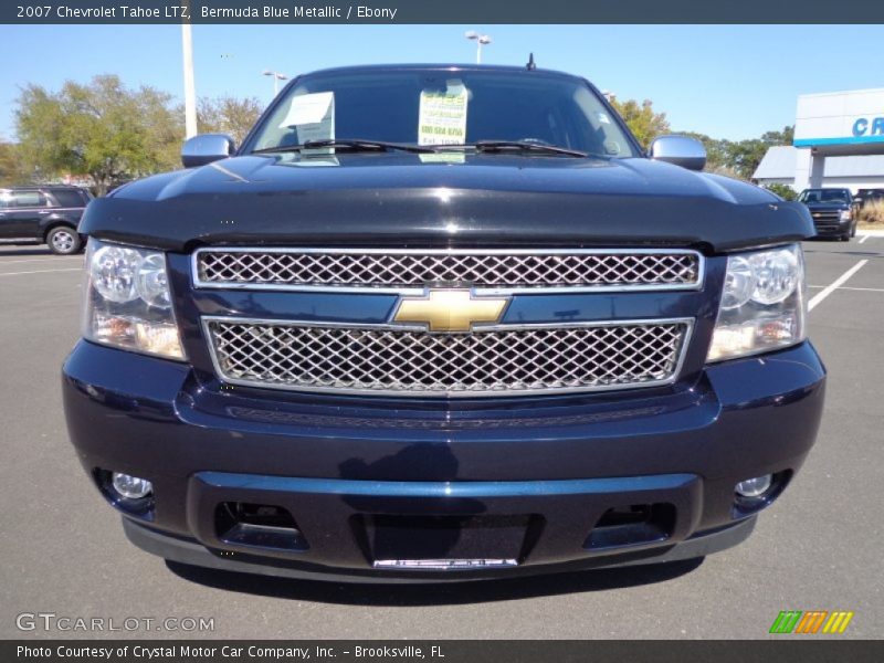 Bermuda Blue Metallic / Ebony 2007 Chevrolet Tahoe LTZ