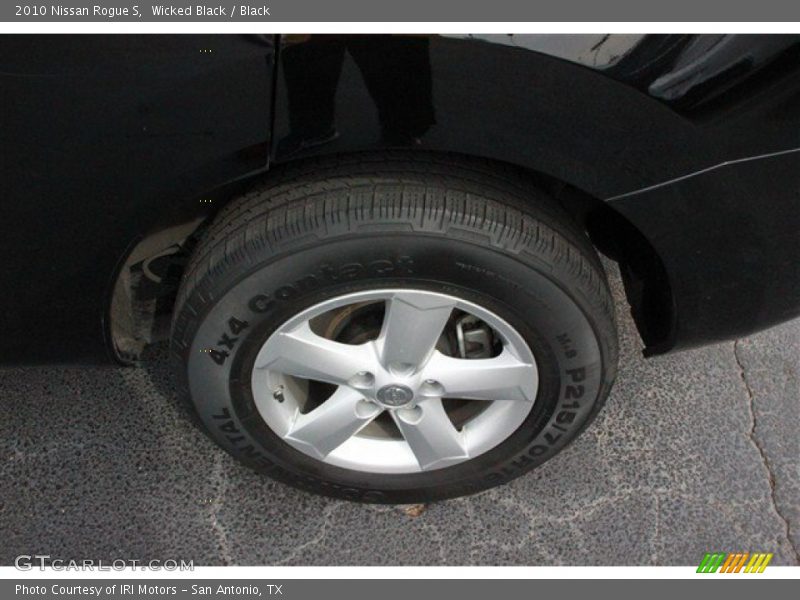 Wicked Black / Black 2010 Nissan Rogue S